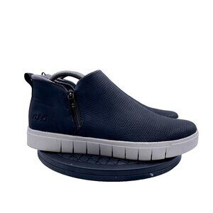 Ryka Hensley 2 Womens Bootie Sz 9M Comfort Round Toe Black Ankle Zip Boots